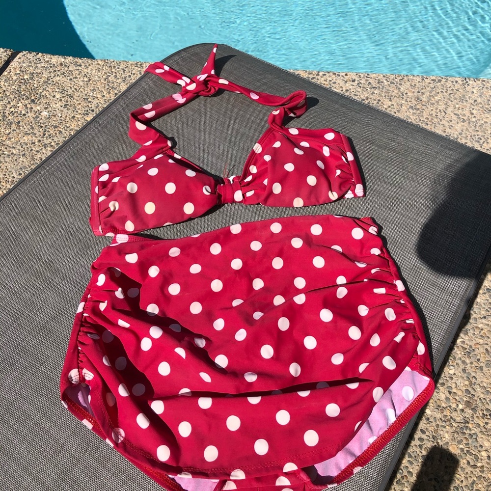 Mod Cloth Retro Vintage High Waist Swimsuit